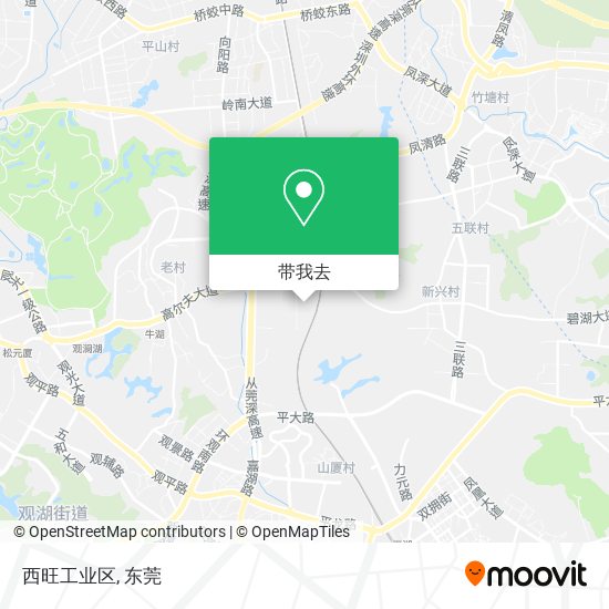 西旺工业区地图