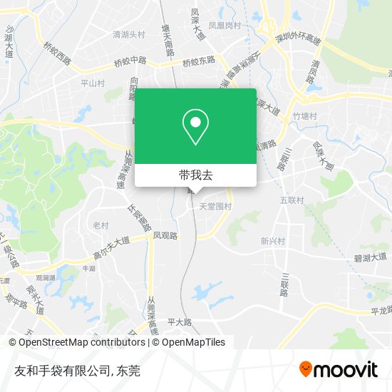 友和手袋有限公司地图