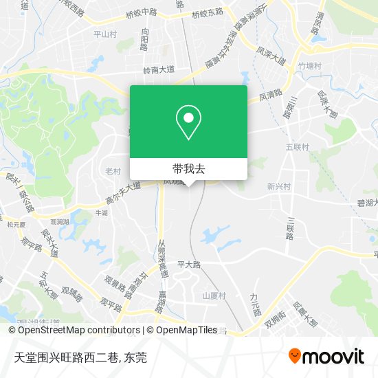 天堂围兴旺路西二巷地图