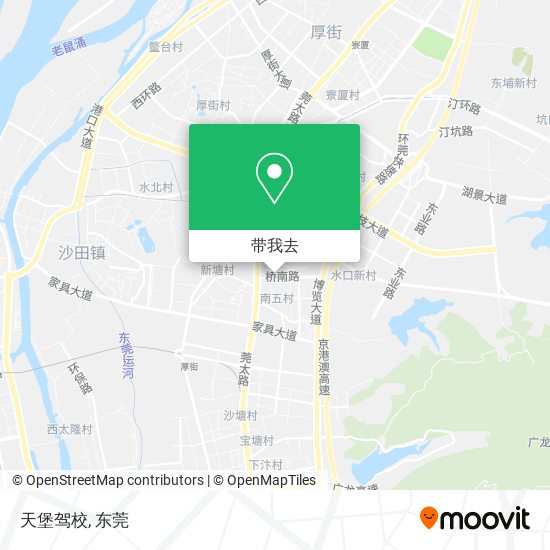 天堡驾校地图