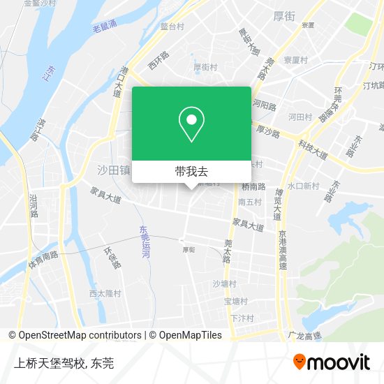 上桥天堡驾校地图