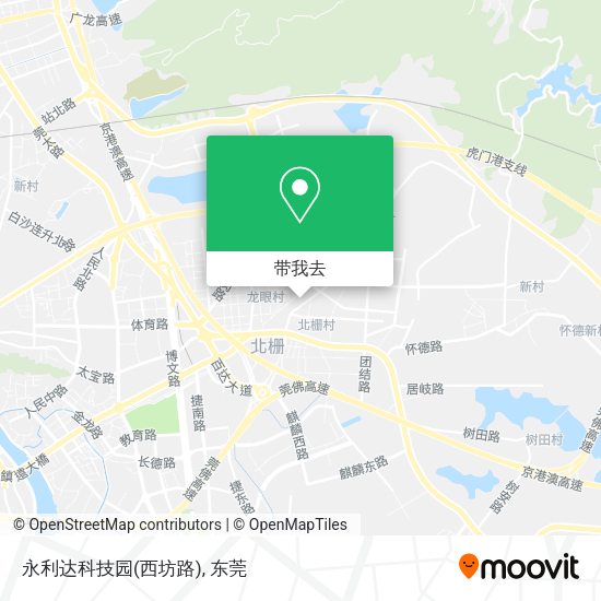 永利达科技园(西坊路)地图