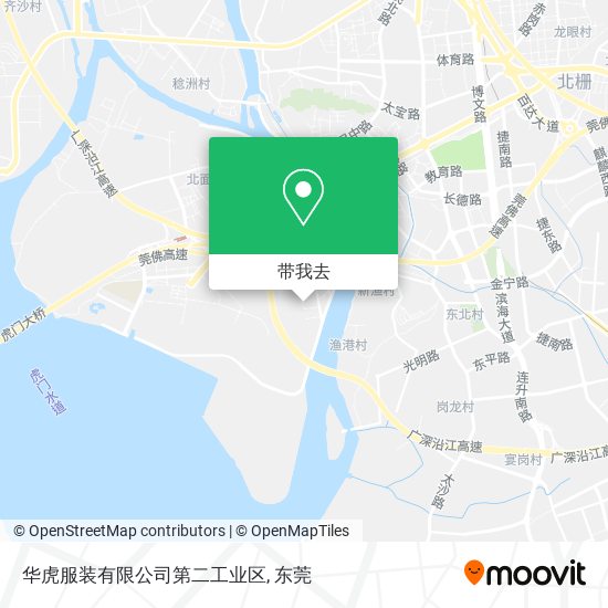 华虎服装有限公司第二工业区地图