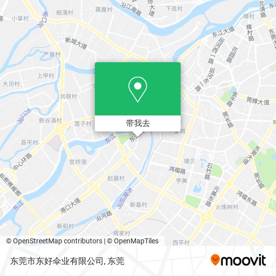 东莞市东好伞业有限公司地图