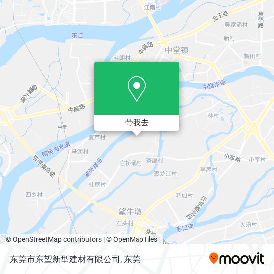 东莞市东望新型建材有限公司地图