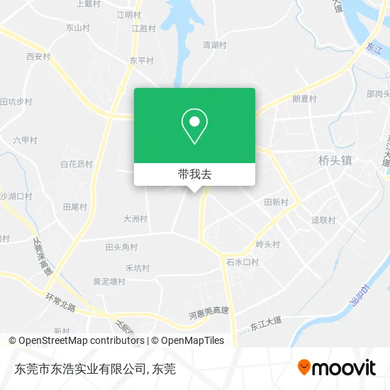 东莞市东浩实业有限公司地图