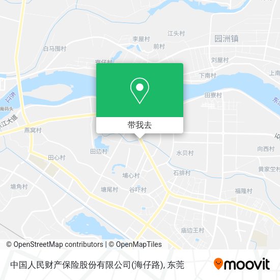 中国人民财产保险股份有限公司(海仔路)地图