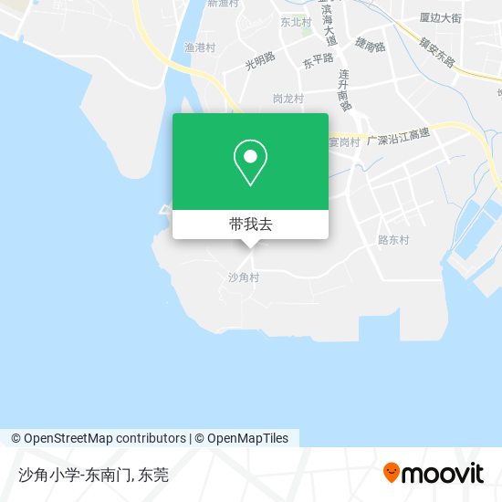 沙角小学-东南门地图