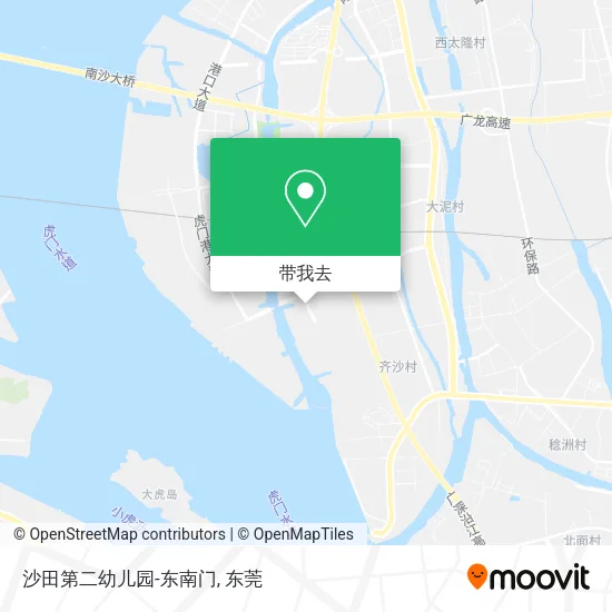 沙田第二幼儿园-东南门地图