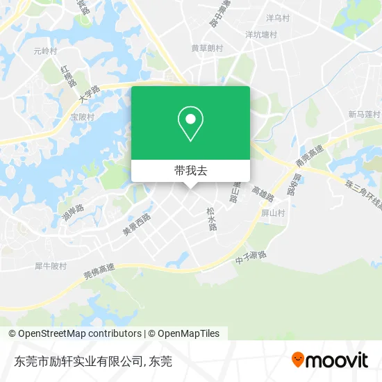 东莞市励轩实业有限公司地图