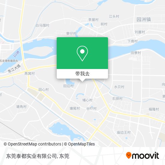 东莞泰都实业有限公司地图