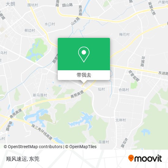 顺风速运地图