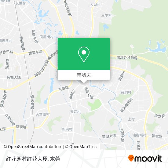 红花园村红花大厦地图