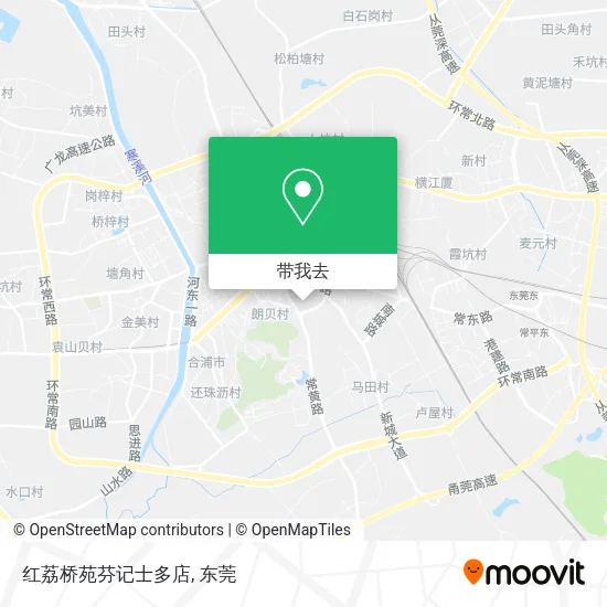 红荔桥苑芬记士多店地图