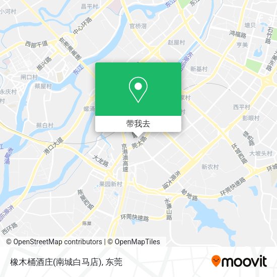 橡木桶酒庄(南城白马店)地图