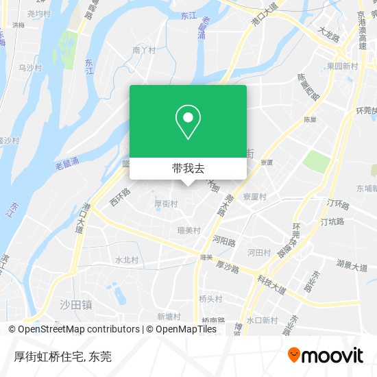 厚街虹桥住宅地图