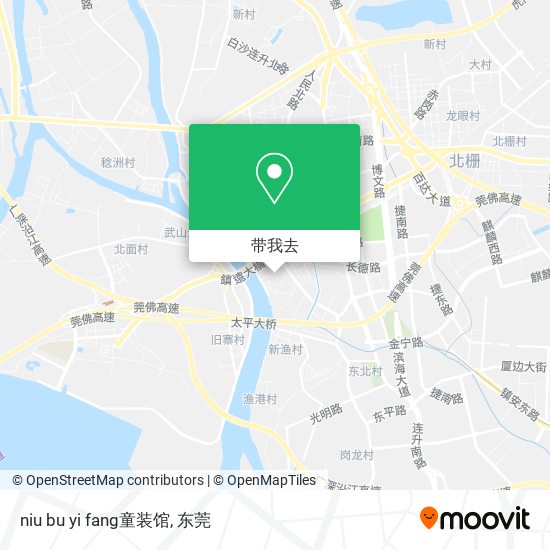 niu bu yi fang童装馆地图