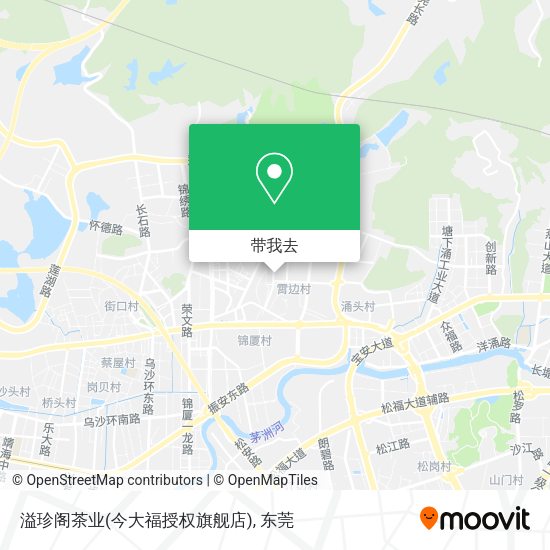 溢珍阁茶业(今大福授权旗舰店)地图