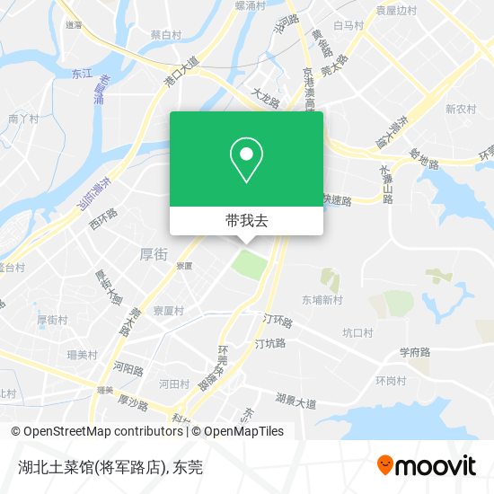 湖北土菜馆(将军路店)地图