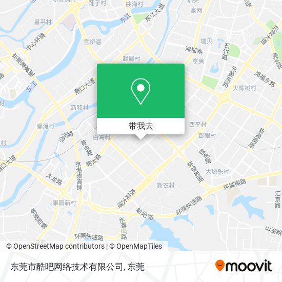 东莞市酷吧网络技术有限公司地图
