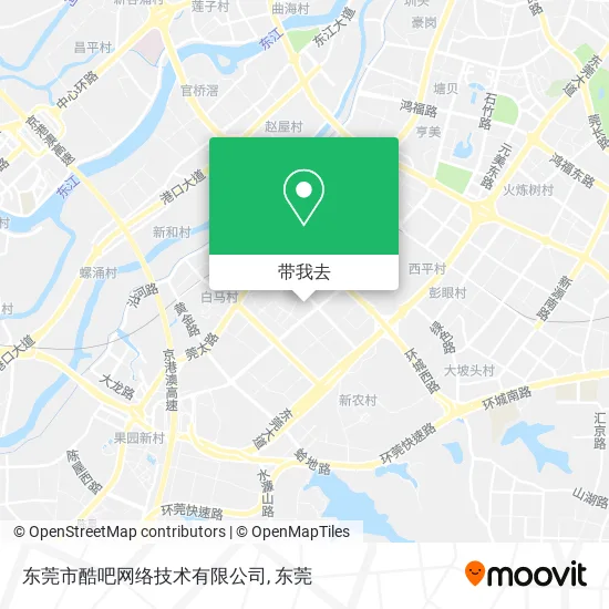 东莞市酷吧网络技术有限公司地图