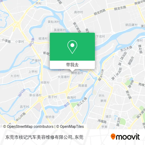 东莞市枝记汽车美容维修有限公司地图