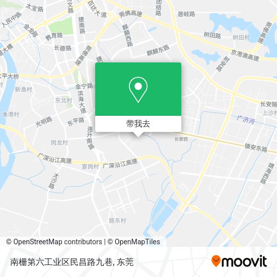 南栅第六工业区民昌路九巷地图