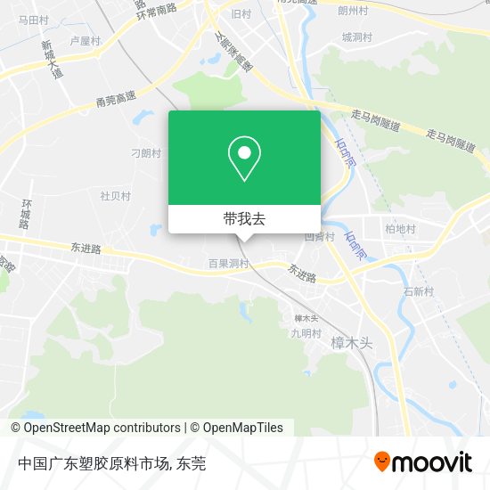 中国广东塑胶原料市场地图