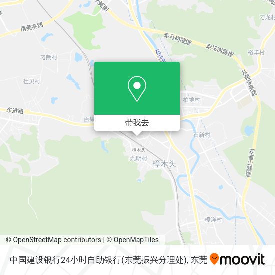 中国建设银行24小时自助银行(东莞振兴分理处)地图