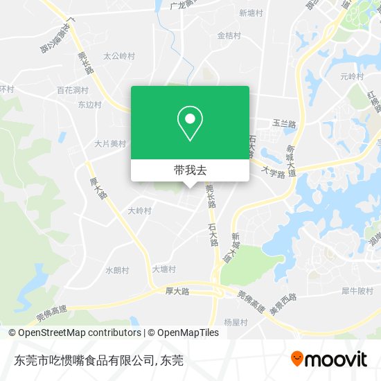 东莞市吃惯嘴食品有限公司地图