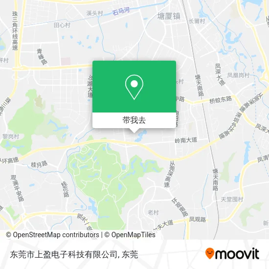 东莞市上盈电子科技有限公司地图