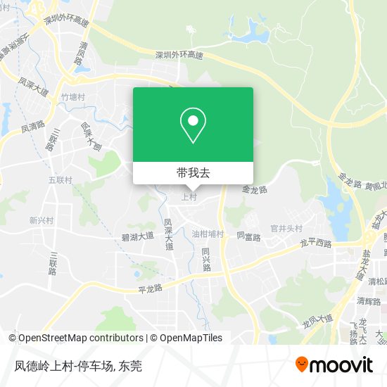 凤德岭上村-停车场地图