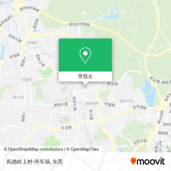 凤德岭上村-停车场地图