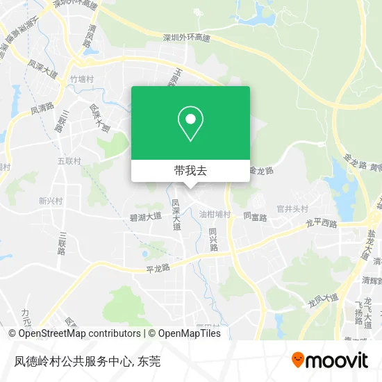 凤德岭村公共服务中心地图