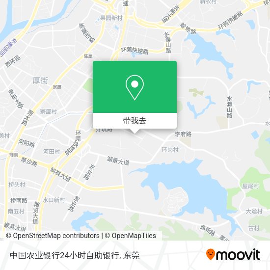 中国农业银行24小时自助银行地图