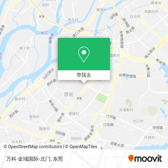 万科·金域国际-北门地图