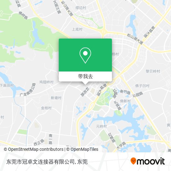 东莞市冠卓文连接器有限公司地图