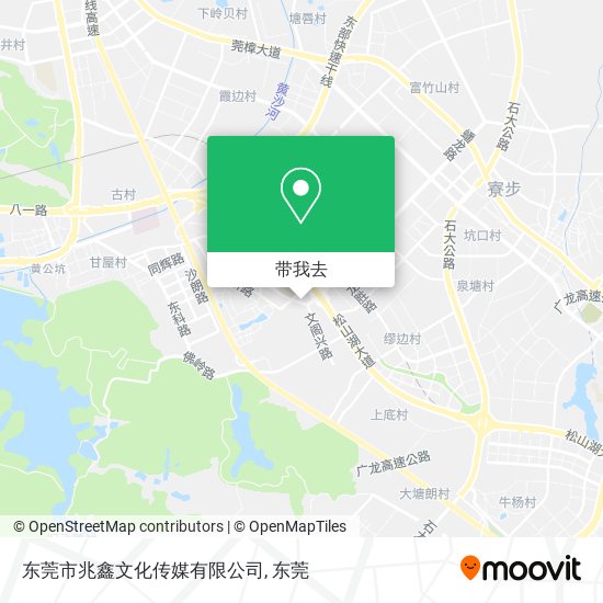 东莞市兆鑫文化传媒有限公司地图