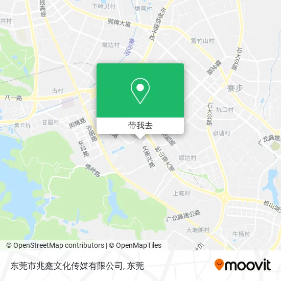 东莞市兆鑫文化传媒有限公司地图