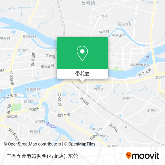 广粵五金电器照明(石龙店)地图