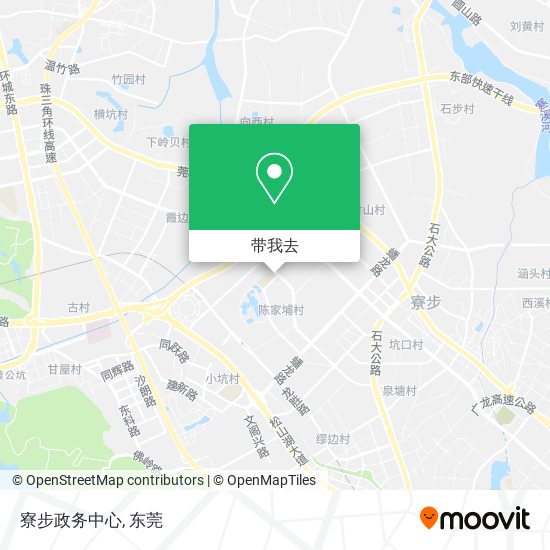 寮步政务中心地图