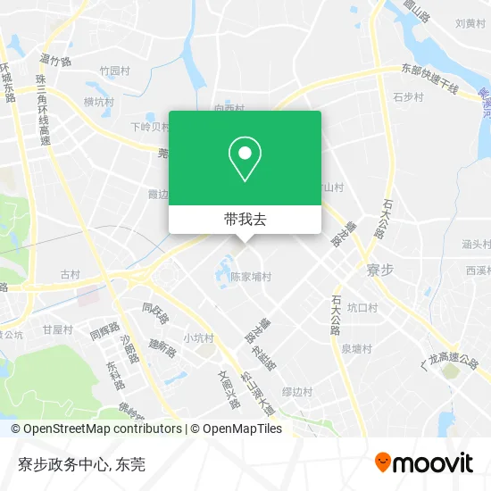 寮步政务中心地图