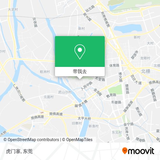 虎门寨地图