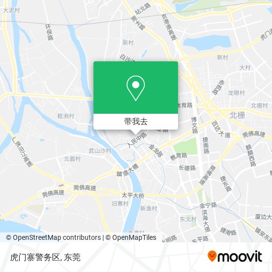 虎门寨警务区地图