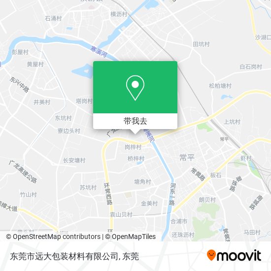 东莞市远大包装材料有限公司地图