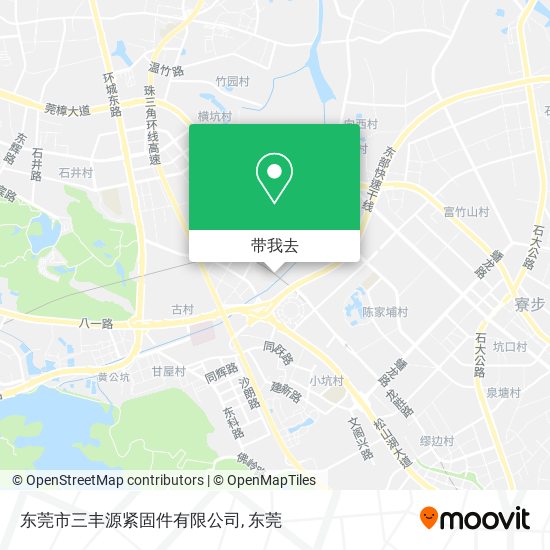 东莞市三丰源紧固件有限公司地图