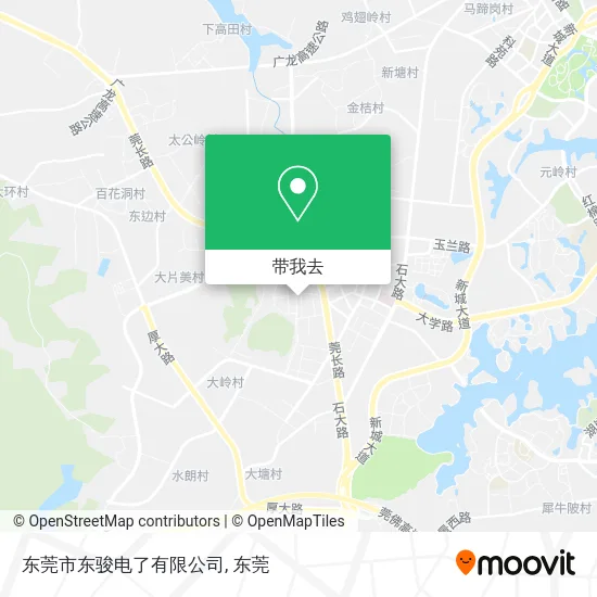 东莞市东骏电了有限公司地图
