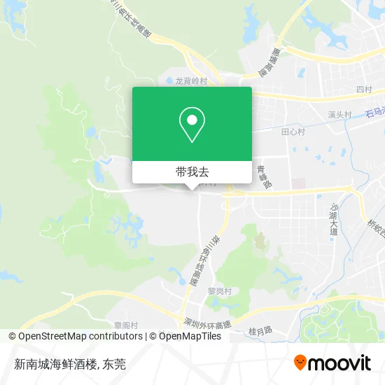 新南城海鲜酒楼地图