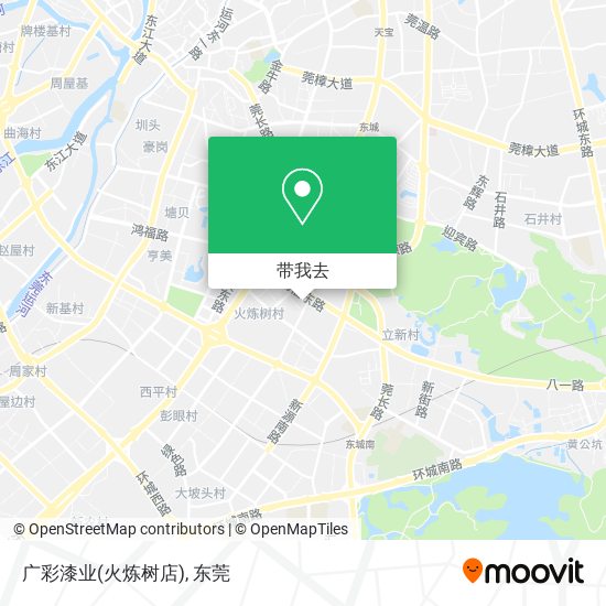 广彩漆业(火炼树店)地图