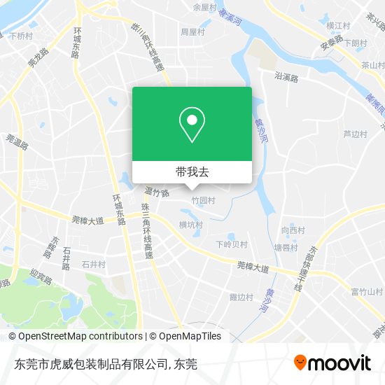 东莞市虎威包装制品有限公司地图